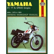 Yamaha XT, TT & SR500 Singles (75 - 83)