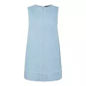 PIECES Obleka PCFlora  moder denim