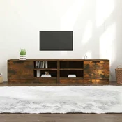 Vidaxl TV omarica 2 kosa dimljeni hrast 80x35x36,5 cm konstruiran les