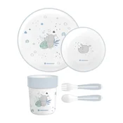 Kikka Boo Set posuda 4 dela Savanna Blue