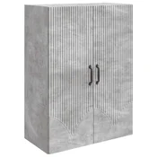 Vidaxl omara za steno Betonsko siva 66 x 34,5 x 90 cm Inženirski les