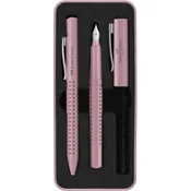 SET FABER CASTELL HARMONY NALIVNO PERO+KEMIČNI SVINČNIK ROSE