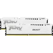 RAM DIMM DDR5 64GB (2x32GB) 5600MHz KINGSTON KF556C40BWK2-64 Fury Beast White