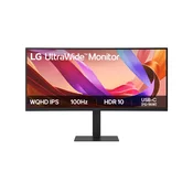 LG 34U650A-B Ultra Wide -IPS panel - &quot Ergonomic stand 96W power supply&quot