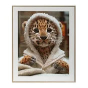 Homestar Stenska umetnina WALLY 40x50 cm mladi gepard