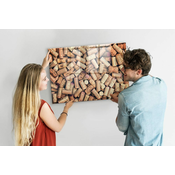 tulup.si Magnetna tabla za zid Vinske zamaške 100x70 cm