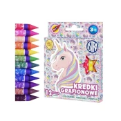 Astra UNICORN Otroške grafitne barvice brez lesa, komplet 12 kosov, 316121009