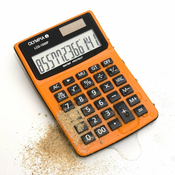 Olympia Germany Kalkulator namizni olympia 12-mestni lcd-1000p oranžen 162x84x18