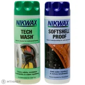 Nikwax Komplet 2 kosov pralnih sredstev Twin Tech Wash / Softshell Proof Wash-In 300ml