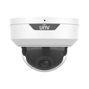 Uniview UNV IPC328LE-ADF28K-G Zunanji antivandal 8Mpix 30fps/Dome/H.265+ /2,8mm(112,9st)/Mikrofon/WDR/IR30m/Micro SD/PoE