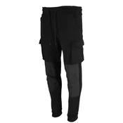 DEDRA-EXIM Črne trenirke DEDRA BH21SA-S, velikost S/48, gramatura 300 g/m?