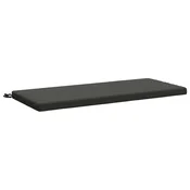 Vidaxl Blazina za klop SOEST 100% poliester Antracit 120 x 50 x 5 cm