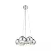 Markslöjd 109167 - Luster na sajli CUPOLO 7xE14/40W/230V polirani krom