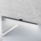 MCJ Svetlobno ogledalo LED Triga IP44 črno 80cm, 4.000K - Kopalnica - Sodobni - črna - Kovina