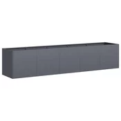 VIDAXL sadilnik (200x40x40cm, hladno valjano jeklo), anthracite