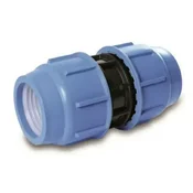 shumee PE prehod 110-110 mm modro tesnilo PN16
