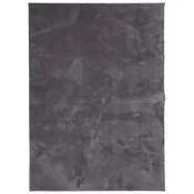 Vidaxl Preproga s kratkimi vlakni mehka pralna antracitna 160x230cm