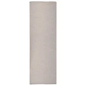 Vanjski tepih ravnog tkanja 80 x 150 cm svijetlo sivi