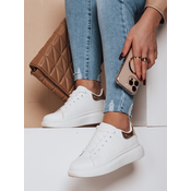 Sportowe sneakersy damskie DOMINI złote Dstreet