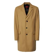 HUGO Volneni plašč 50569210 Bež Slim Fit