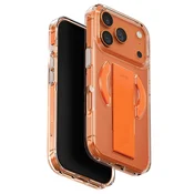 Premium ovitek UNIQ Heldro Air MagClick™ za iPhone 17 Pro - Clear/Orange