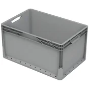 Eurobox-System Zaboj s polnimi stenami 60 x 40 x 32 cm siv