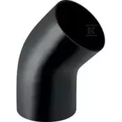 Geberit HDPE koleno 200/45, črne barve (HDPE odvodnjavanje)