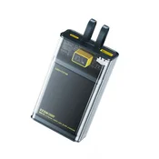 shumee WEKOME WP-325 Vanguard Series - Powerbank 20000mAh Super Charging z vgrajenim USB-C in Lightning PD 20W + QC 22.5W kablom (črna/prozorna)