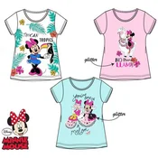 Majice Minnie Mause - kratek rokav - barvne-116-Turkizna