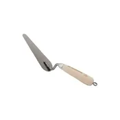 Kubala Lopatica za omet KU5906 Stainless steel plastering trowel 160 x55 x 20 mm, cats tongue, wooden handle WOOD LINE