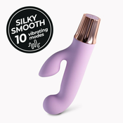 Crushious Mini vibrator Crushious - Mellow Cony, vijoličen