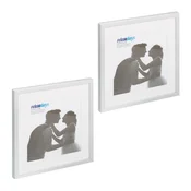 Northix Okvir za slike 38,5 x 38,5 cm Komplet 2 kosov s paspartujem za sodoben dizajn