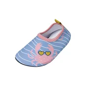 PLAYSHOES Čevelj za na plažo/kopanje Krebs golobje modra/gorčica/roza