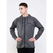 neverover Športna jakna Core Zipup Hoodie siva