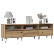 Vidaxl TV omarica artisan hrast 150x30x44,5 cm inženirski les
