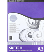 Daler Rowney Simply Sketching Paper Simply A3 95 g Skicirka