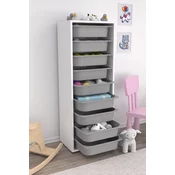 HANAH HOME Višenamenska polica Zola 9N White Grey