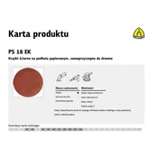 KLINGSPOR KLINGSPOR samolepilni abrazivni disk 150mm PS18EK gr. 60 /50 kosov