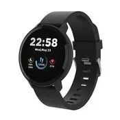CANYON Lollypop SW-63, Smart watch, 1.3inches IPS full touch screen, Round watch, IP68 waterproof, multi-sport mode, BT5.0, compatibility with iOS and android, black, Host: 25.2*42.5*10.7mm, Strap: 20*250mm, 45g
