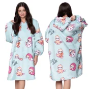 shumee ODEJICA Z MAJICO Velika topla debela ODEJICA Z MAJICO 2v1XXL SLOVES Furry [UB-KB-WZ-12