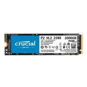 CRUCIAL SSD 2TB P2 serija CT2000P2SSD8