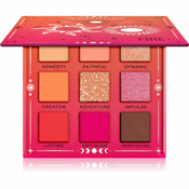 Makeup Revolution Fantasy paleta senčil za oči odtenek Fire 9 g