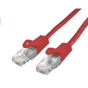 C-TECH Patchcord Cat6, UTP, rdeč, 2m