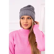 Womens cap Elora K336 dark gray