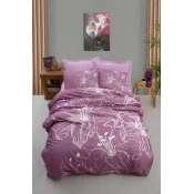 Aberto Design Set Double posteljine 471, 200x220cm, Ljubicasti