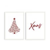 Wallxpert 2PBCTNOEL 03 Dekorativne slike