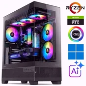 @Gamer-II Ryzen7 9800X3D | 32GB DDR5 | SSD 2TB NVMe | RTX 5090-32GB | Vodno hlajenje | Windows 11 | Gaming namizni