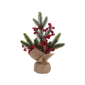 slomart Pro Ukrasna PE smreka s ukrasima 30 cm