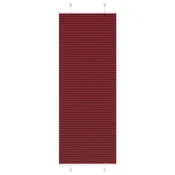 Plisirana zavjesa Bordo crvena 75x200 cm Širina tkanine 74,4 cm Poliester