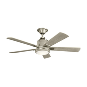 Kichler KLF-COLERNE-52-BN-LED Zatemnitveni stropni ventilator COLERNE 10W/230V+Daljinski upravljalnik